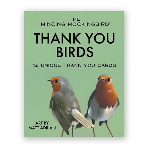 Boxed Cards The Mincing Mockingbird Thank You Birds Assortment