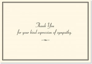 Small Boxed Thank You Cards Sympathy