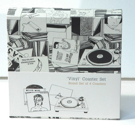 Coaster Set of 4 Vinyl