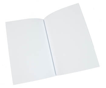 Text Block - Journal Blank Medium WHITE Pages