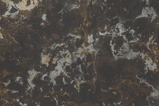 Indian Marble Exotic Gold/Silver on Black