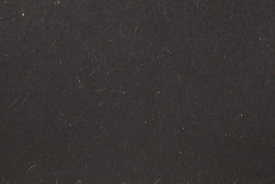 Unryu Tissue with Gold Thread Black