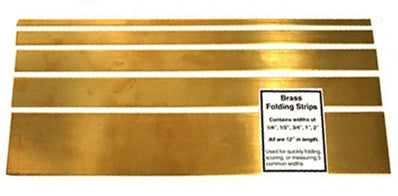 Brass Folding Strips Set of Five