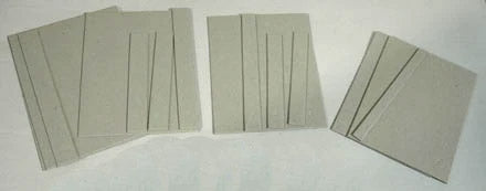 Basic Chap-Book/Clamshell Box Board Pieces - Set of 5. Includes Instruction Booklet