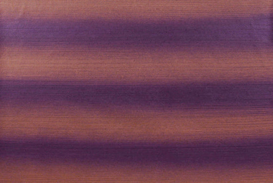 Indian Print Brushed Stripe Gold & Purple