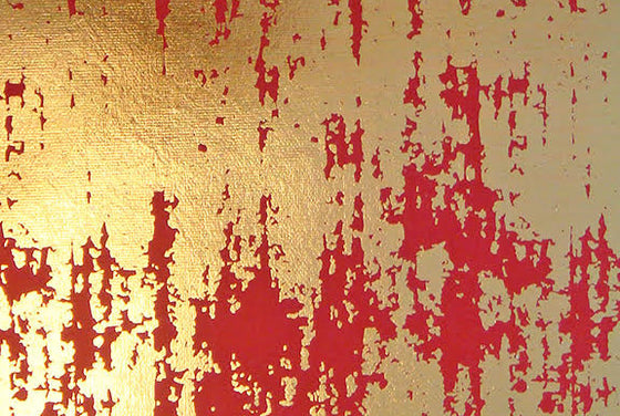 Indian Foil Distressed Gold on Rouge