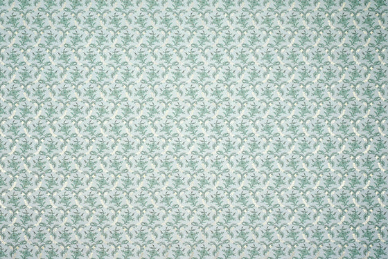 Florentine Print Flower Circle Celadon