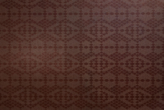 Chiyogami Lacquered Scallops Mahogany -- NEW