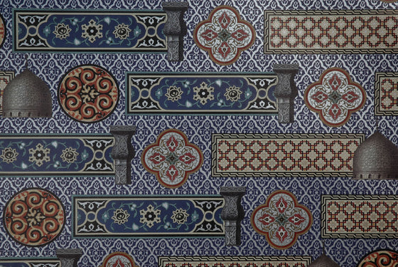 Florentine Print Arab Inspired Silver