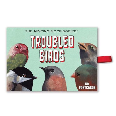 Boxed Postcards The Mincing Mockingbird Troubled Birds Assortment