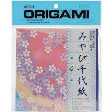 Origami Paper Aitoh Floral Print Chiyogami