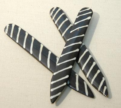 Bone Folder 6" - Batik Zebra