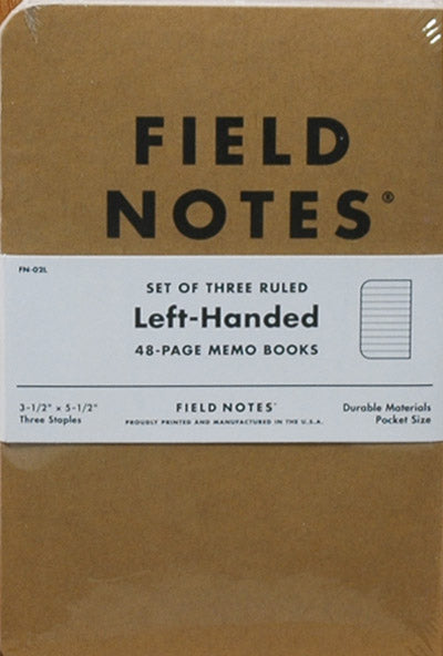 Journal Small Field Notes Left-Handed