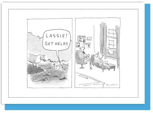 Note Card New Yorker Lassie