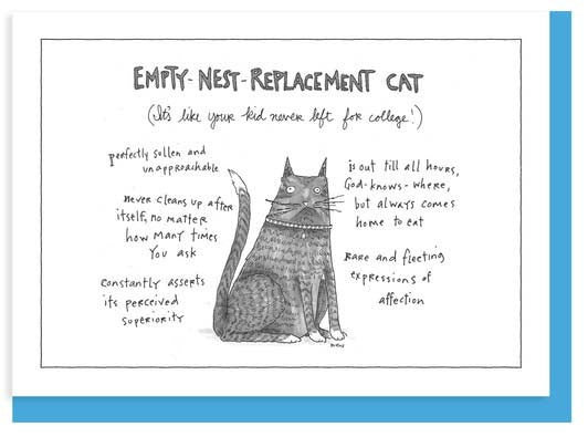 Note Card New Yorker Replacement Cat