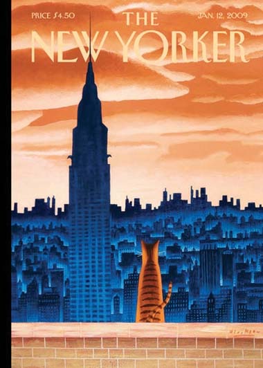 Note Card New Yorker Cover The High Life
