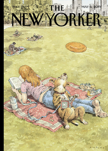 Note Card New Yorker Cover To Fetch or Not To Fetch
