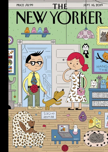 Note Card New Yorker Cover First Date