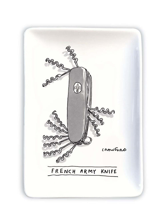 Trinket Tray New Yorker French Army Knife