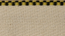Headband Black & Yellow Cotton Check