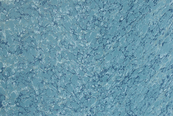 French Marble Monochrome Sky Blue