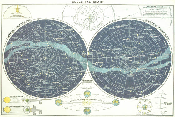 Florentine Print Celestial Chart