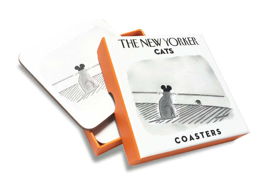 Coaster Set of 4 New Yorker Cats