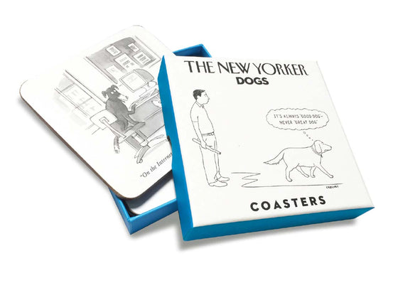 Coaster Set of 4 New Yorker Dogs