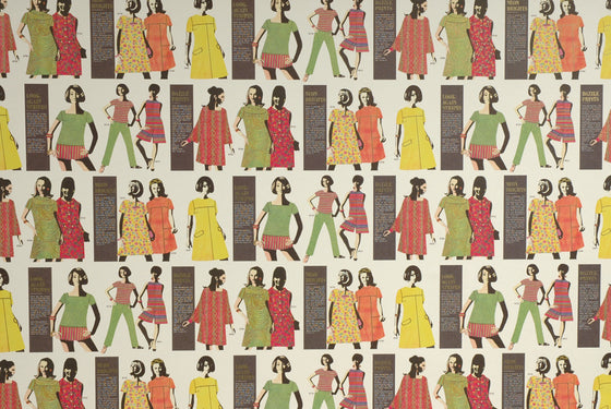 Florentine Print Women's Fashions 1970's