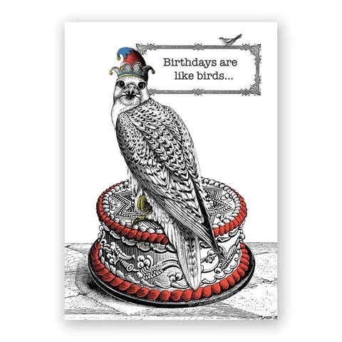 Note Card Mincing Mockingbird Bird Birthday