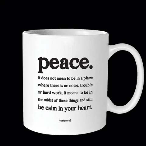 Mug Quotable Peace