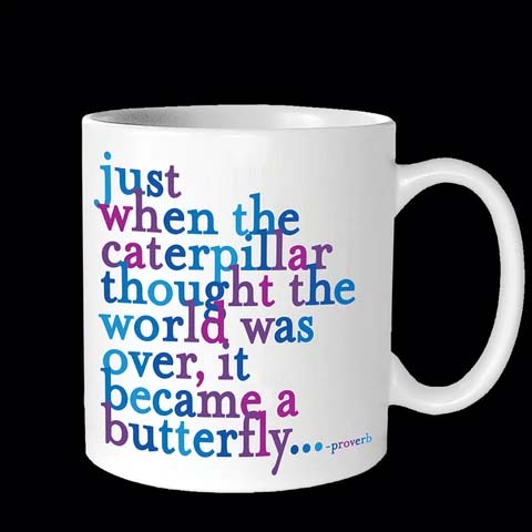 Mug Quotable Caterpillar