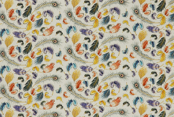 Florentine Print Feathers Multicolor