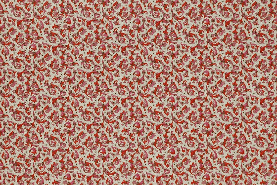 Florentine Print Traditional Red