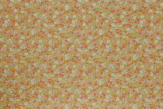 Chiyogami Pink Daisies on Apricot