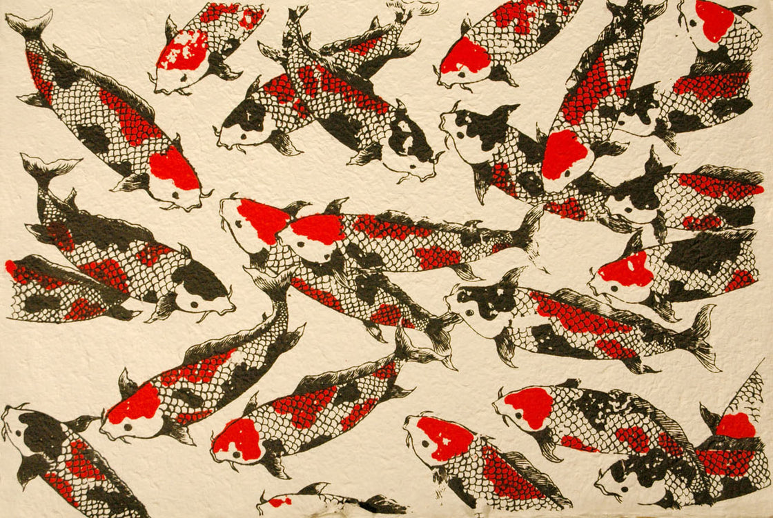 Screenprint Koi Fish – Hollander's