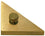 Triangle Solid Brass Jeff Peachey