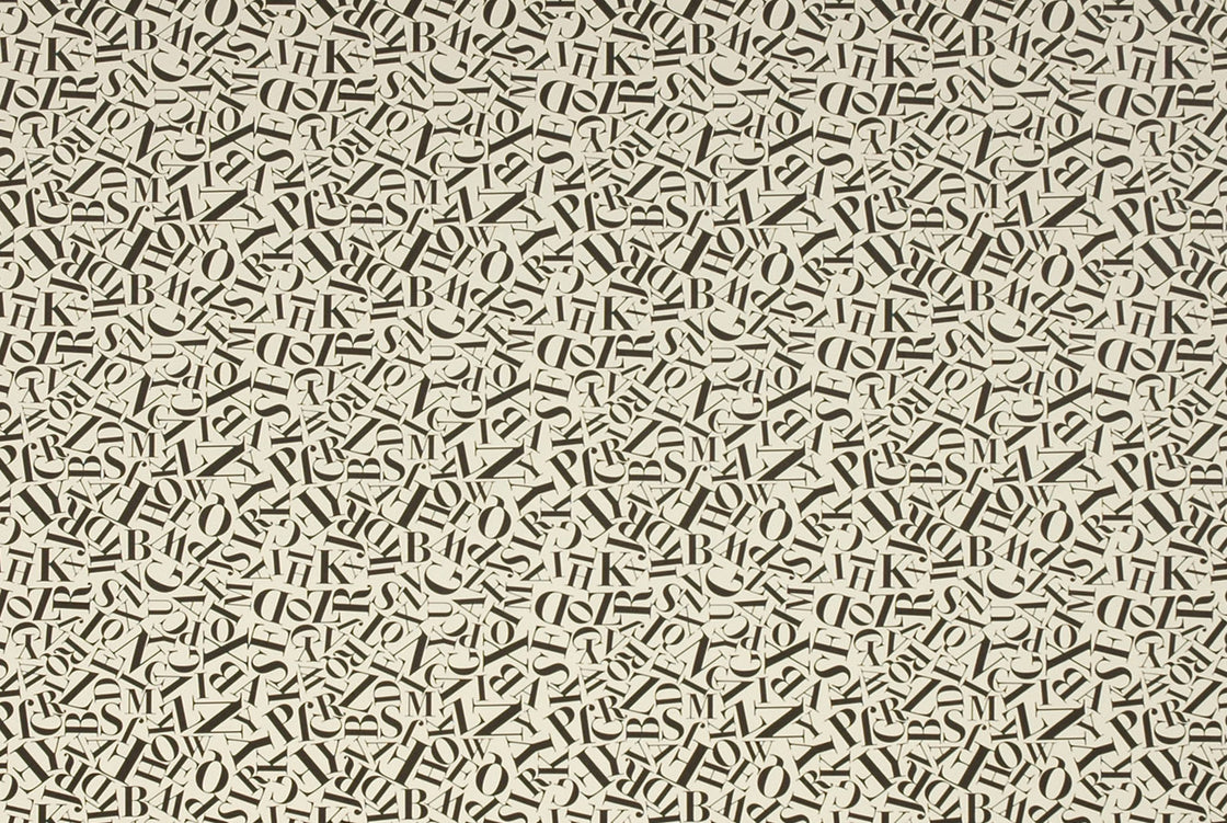 Florentine Print Jumbled Letters Hollander's