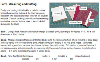 Booklet - Casing-In Text Blocks Instruction