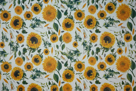 Florentine Print Sunflowers